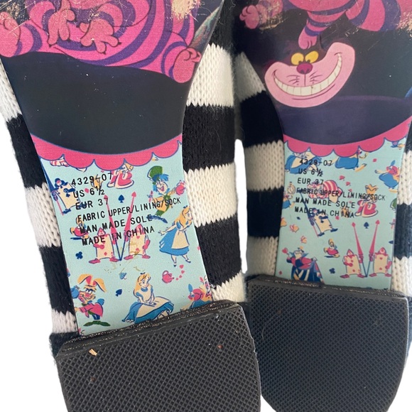 Irregular Choice’s “Alice in Wonderland” collection: Cheshire CATS flats 37 6.5 - Picture 12 of 12